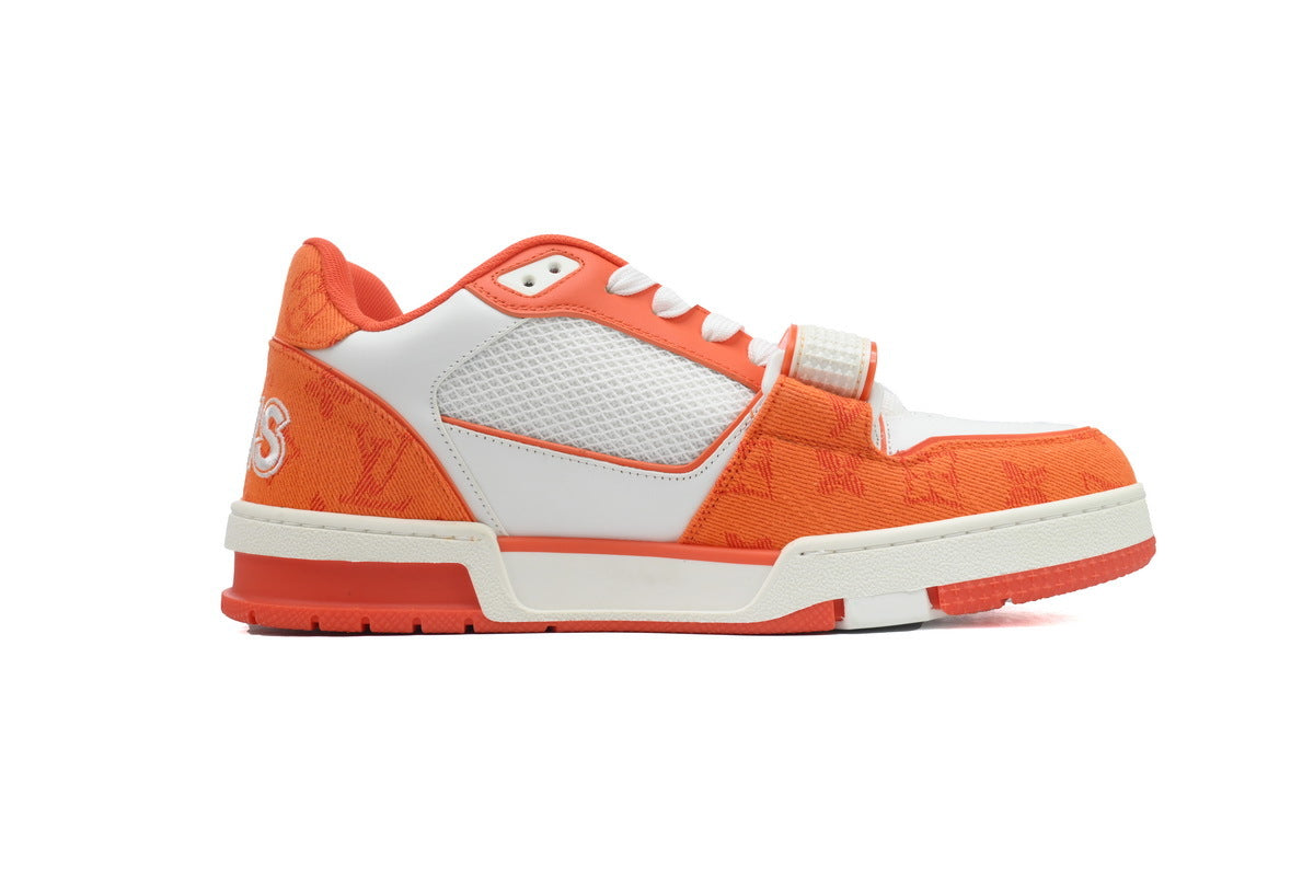 Louis Vuitton Trainer Orange Velcro