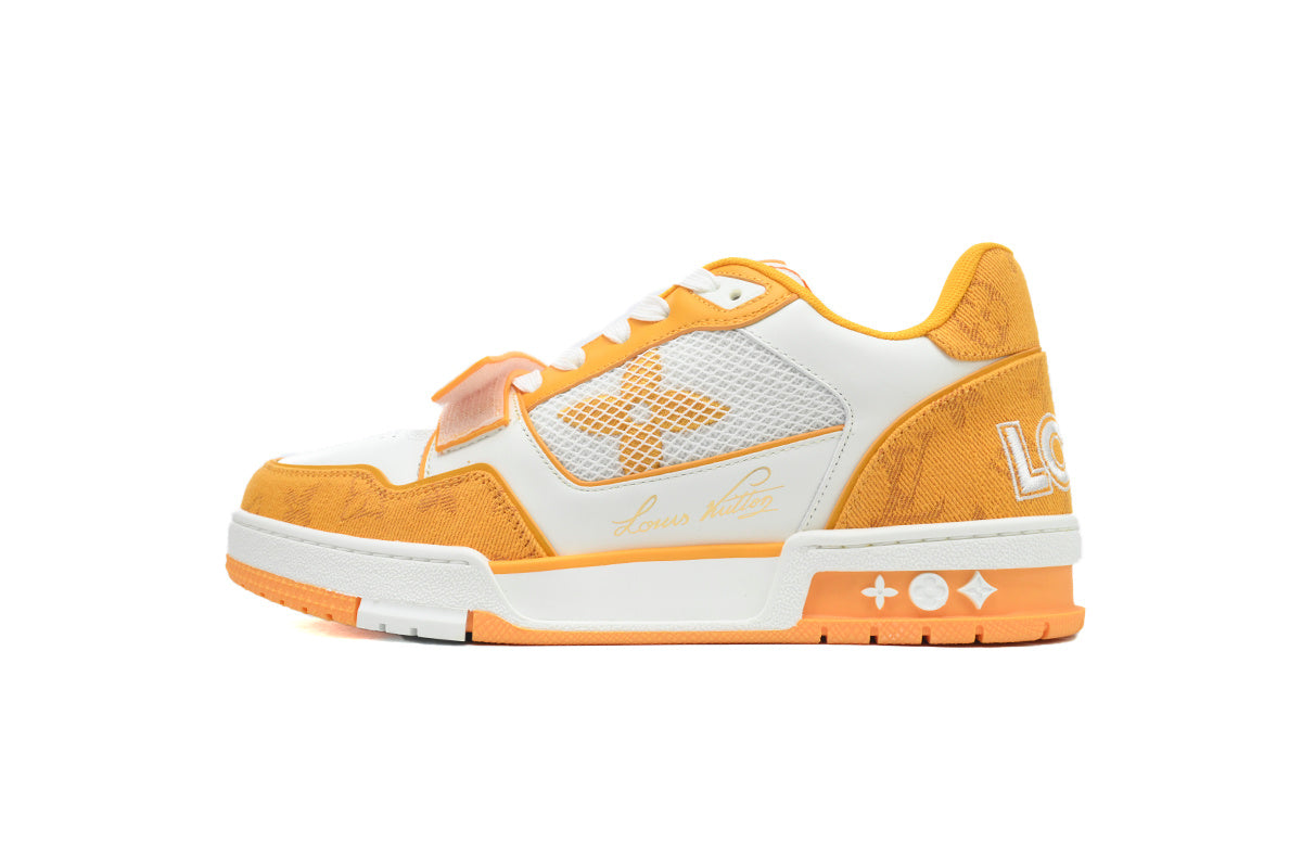 Louis Vuitton Trainer Yellow Velcro