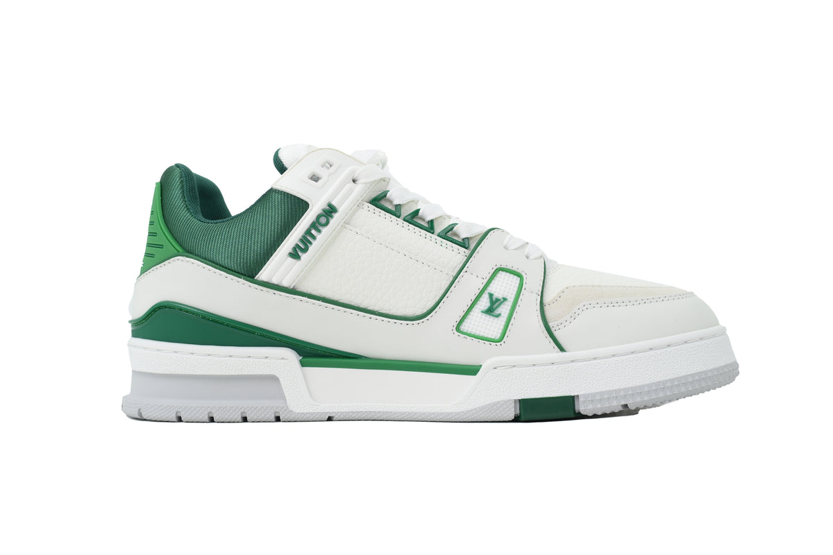 Louis Vuitton Trainer New White Green
