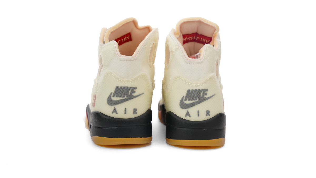OFF White x Air Jordan 5 Retro SP Sail