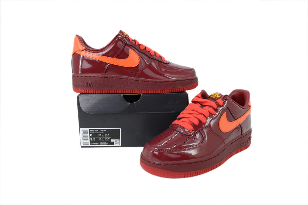 Nike Air Force 1 Low 'Patent Leather Dark Team Red'