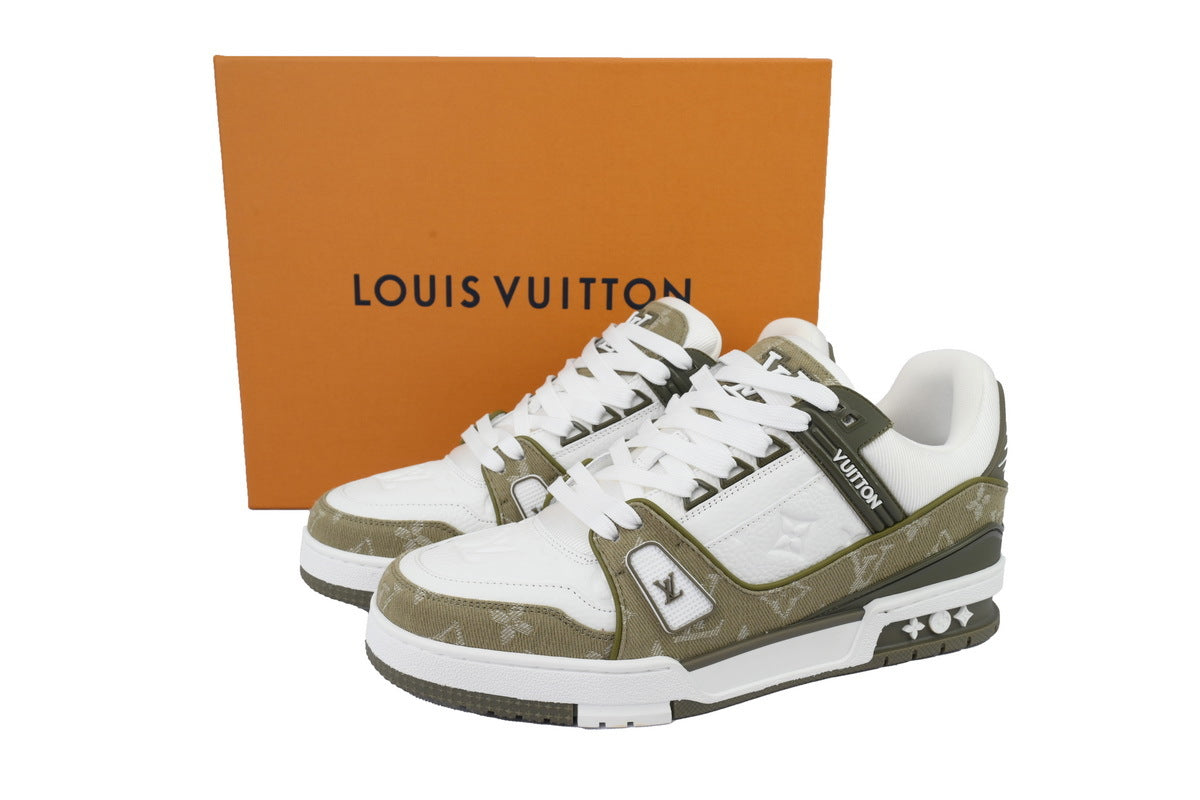 Louis Vuitton Trainer Military Green Cowboy