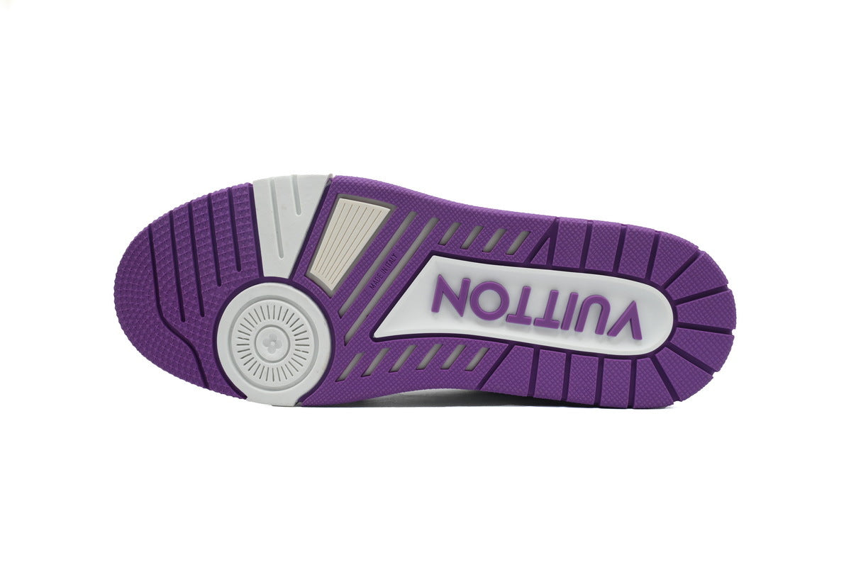 Louis Vuitton Trainer Purple Velcro