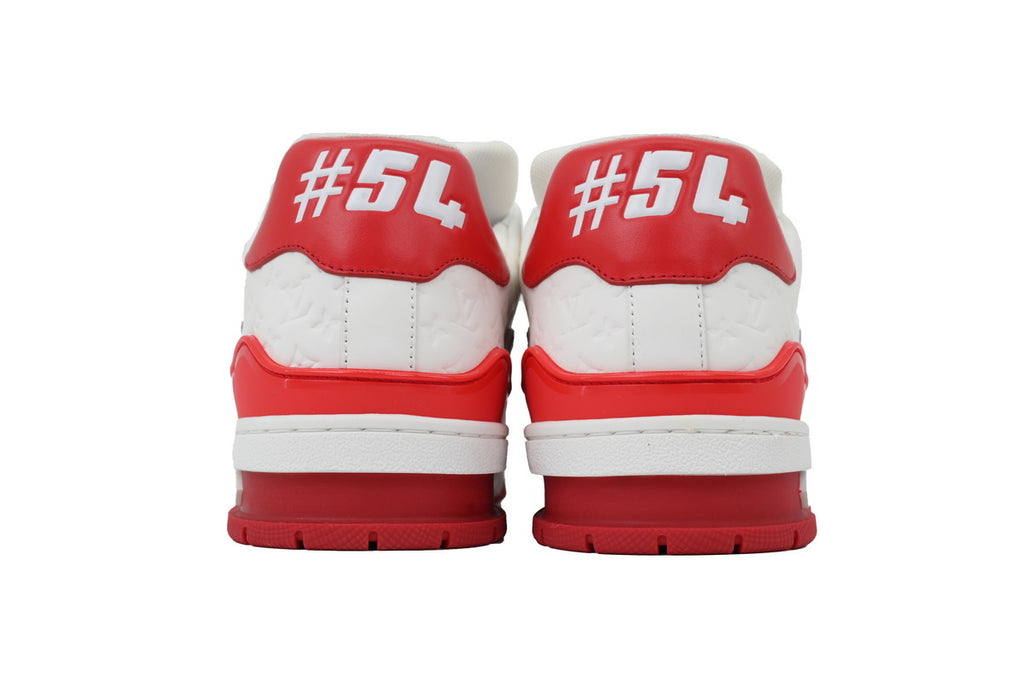 Louis Vuitton Trainer White Red