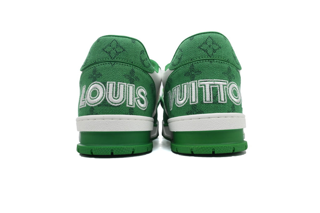 Louis Vuitton Trainer Green Velcro