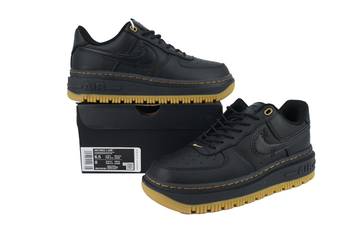 Nike Air Force 1 Luxe 'Black Gum'
