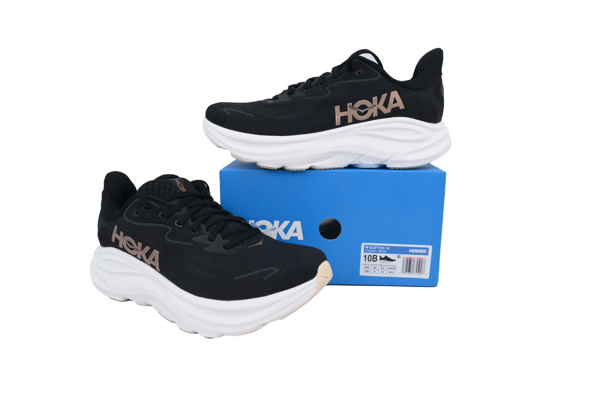 HOKA ONE ONE CLIFTON 10 Black Gold