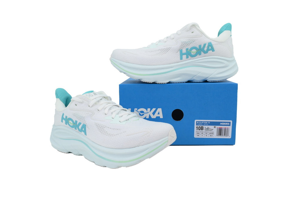 HOKA Wmns Clifton 10 'White Cielo Blue'