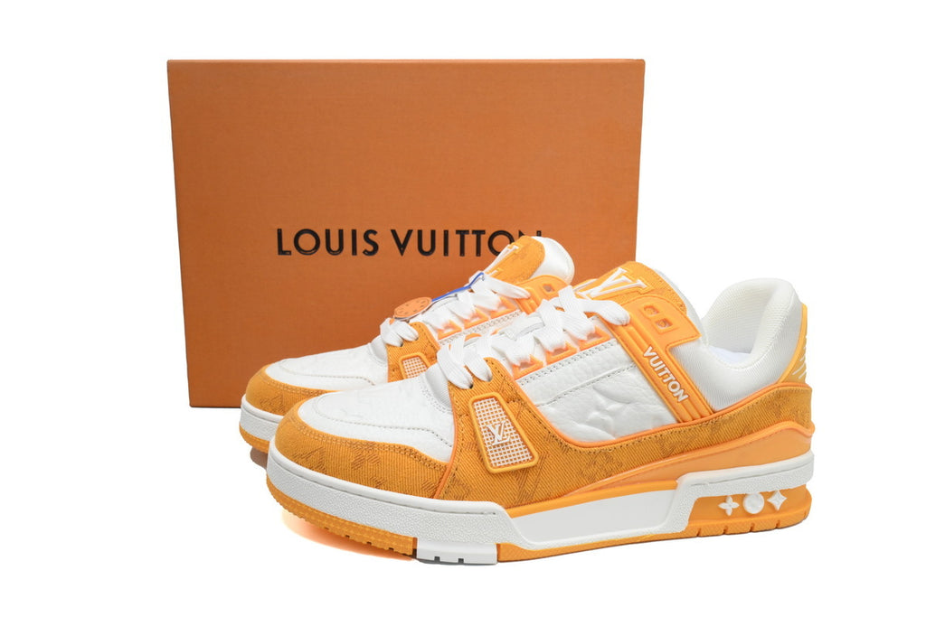 Louis Vuitton Trainer Yellow denim