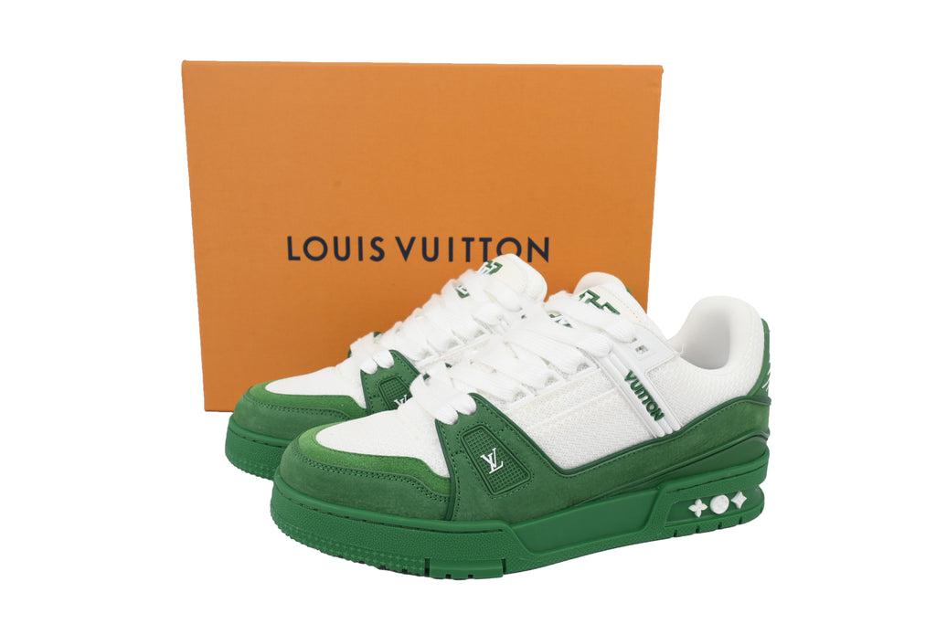 Louis Vuitton Trainer White Green