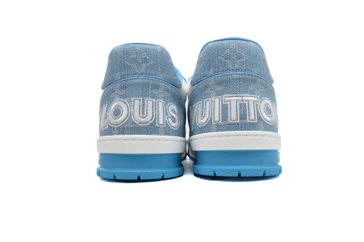 Louis Vuitton Trainer Blue Velcro