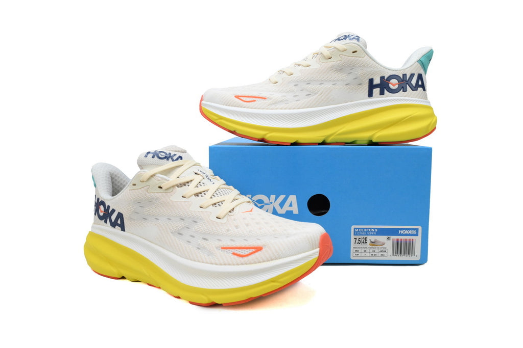 HOKA Clifton 9 'Eggnog Passion Fruit'