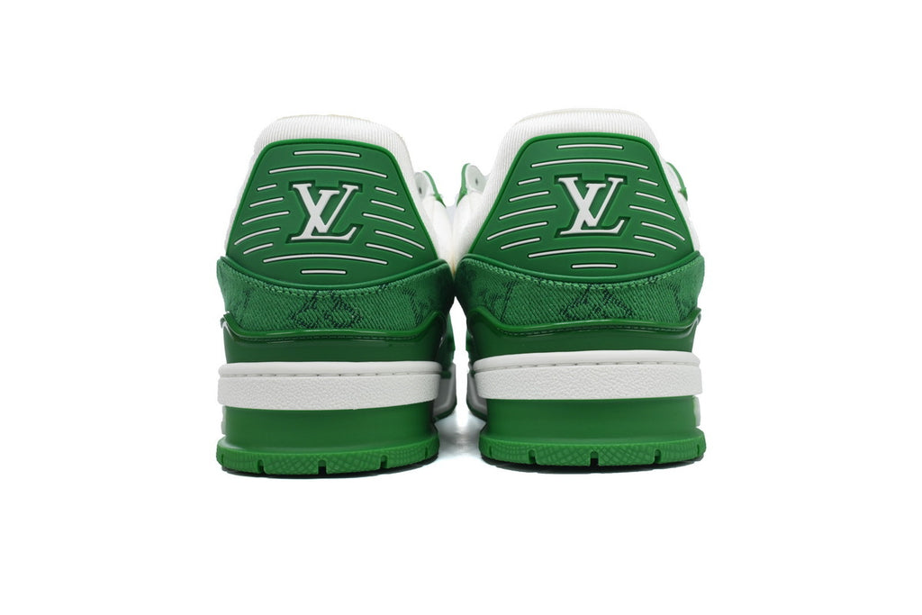 Louis Vuitton Trainer Green Denim