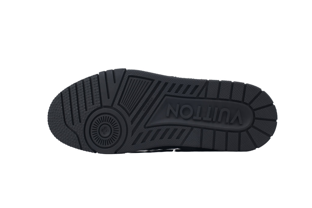 Louis Vuitton Trainer Black Lychee Patent Leather