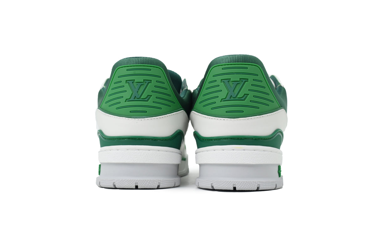 Louis Vuitton Trainer New White Green