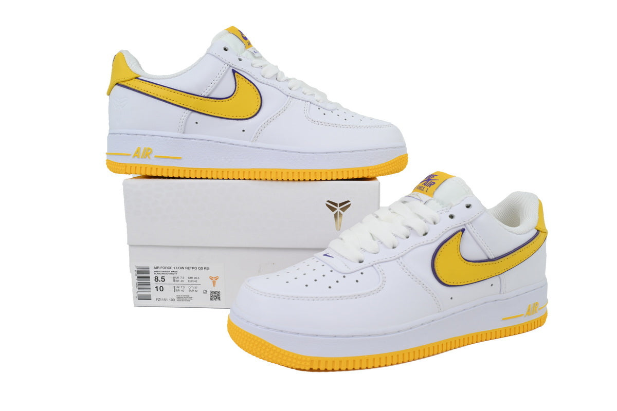 Kobe Bryant x Nike Air Force 1 Low Retro QS 'Lakers Home'