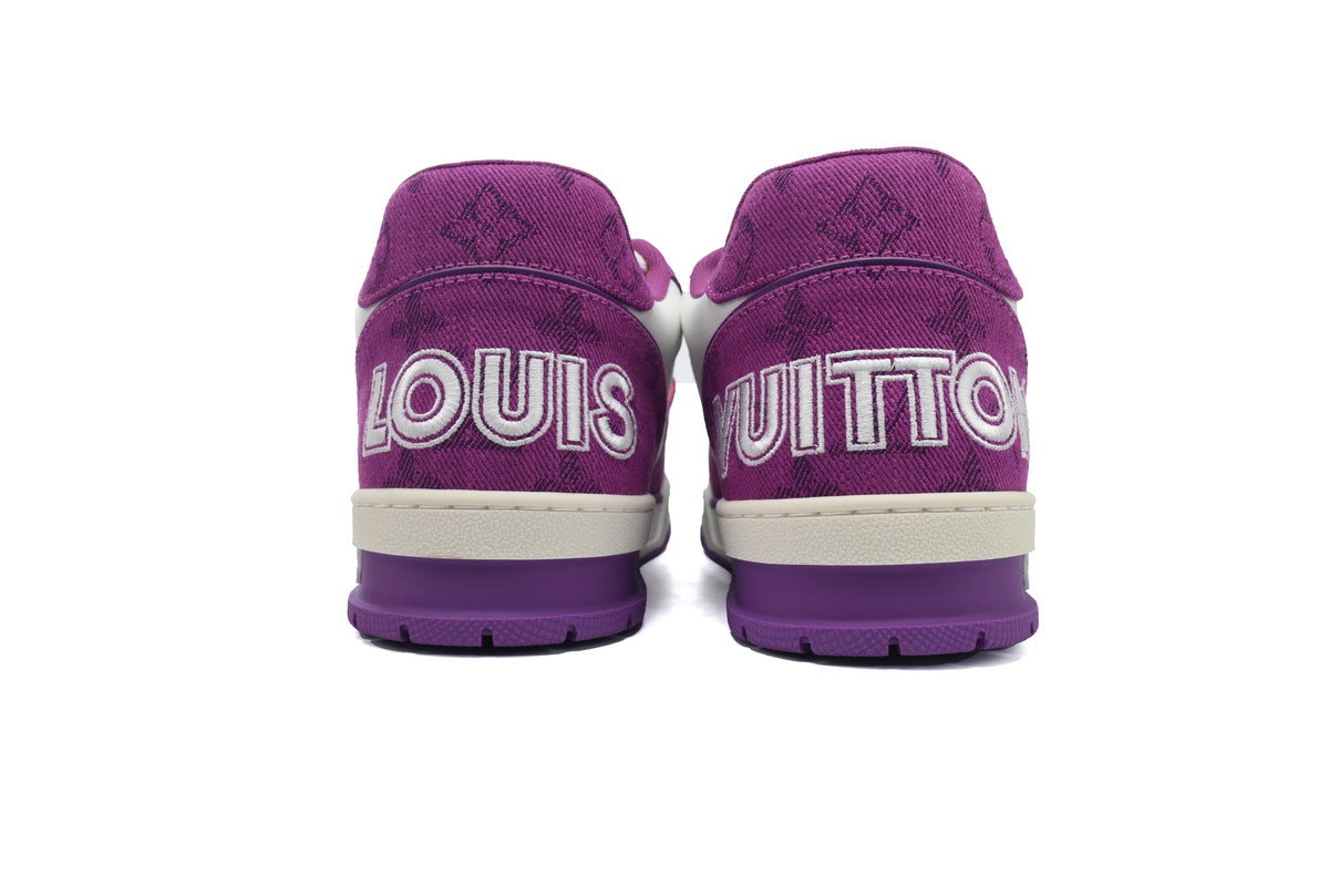 Louis Vuitton Trainer Purple Velcro