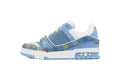 Louis Vuitton Trainer Light Blue Grid
