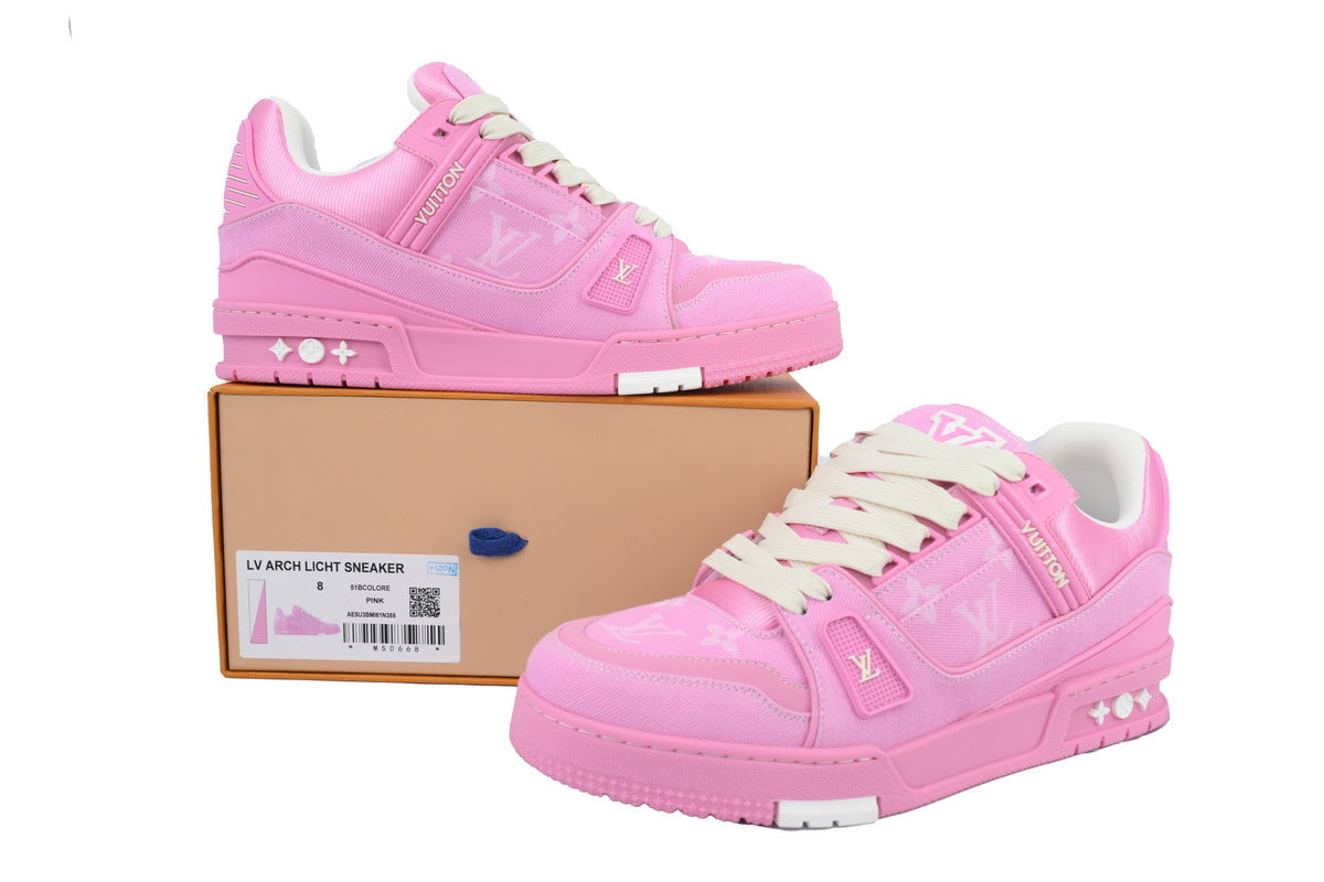 Louis Vuitton Trainer Pink Cowboy