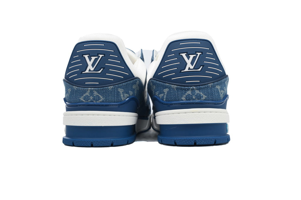 Louis Vuitton Trainer Blue Jeans