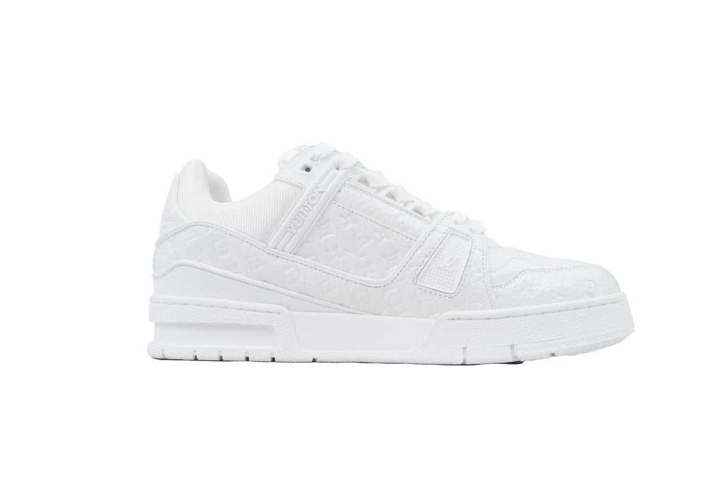 Louis Vuitton Trainer White Lychee Lacquer Skin