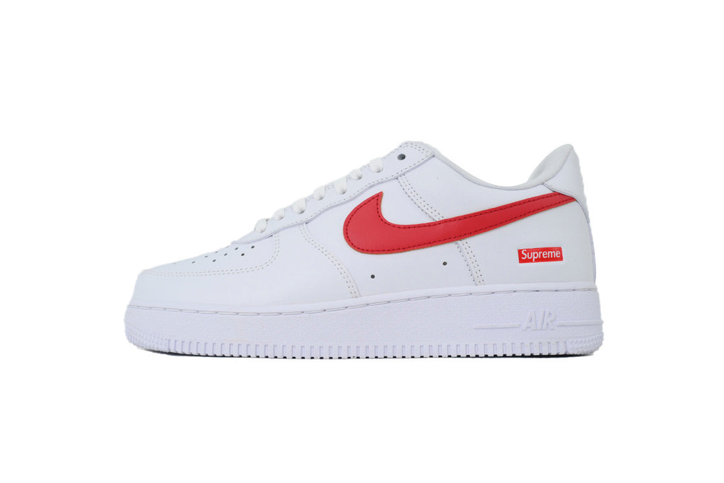 Supreme x Nike Air Force 1 Low'Box Logo-Speed Red'Shanghai Exclusive
