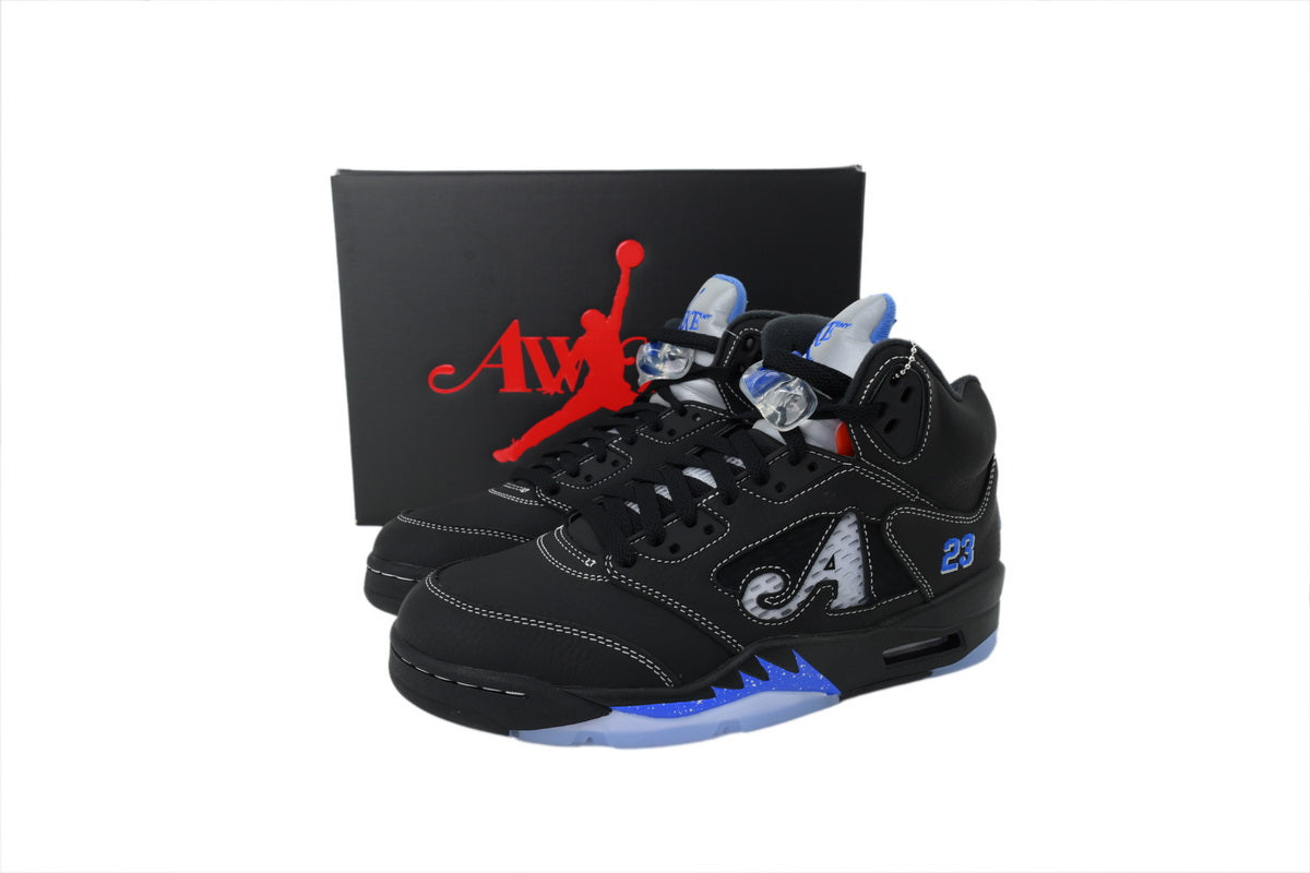 Awake NY x Air Jordan 5 Retro 'Black Racer Blue'