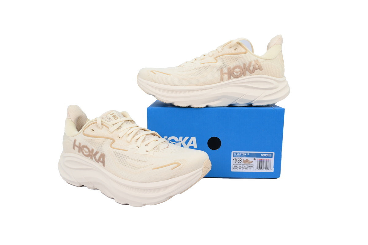 HOKA Wmns Clifton 10 'Vanilla Birch'