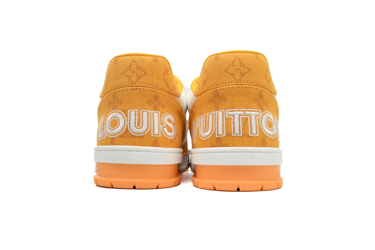 Louis Vuitton Trainer Yellow Velcro