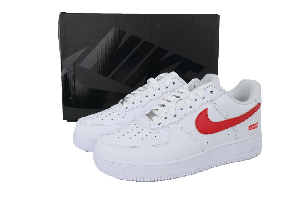 Supreme x Nike Air Force 1 Low'Box Logo-Speed Red'Shanghai Exclusive