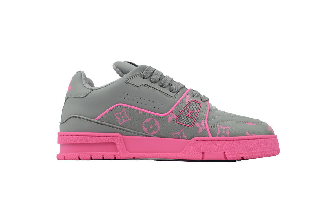 Louis Vuitton Trainer Dark Gray Color Printing