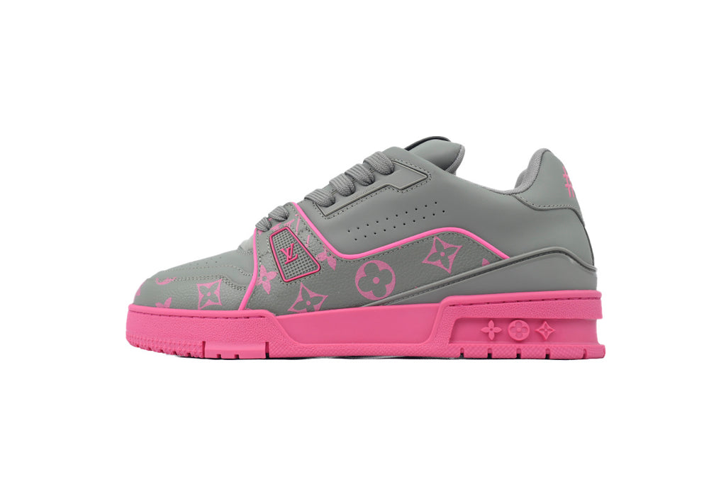 Louis Vuitton Trainer Dark Gray Color Printing