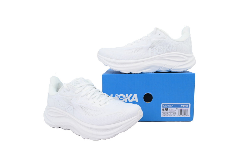 HOKA Wmns Clifton 10 'Triple White'
