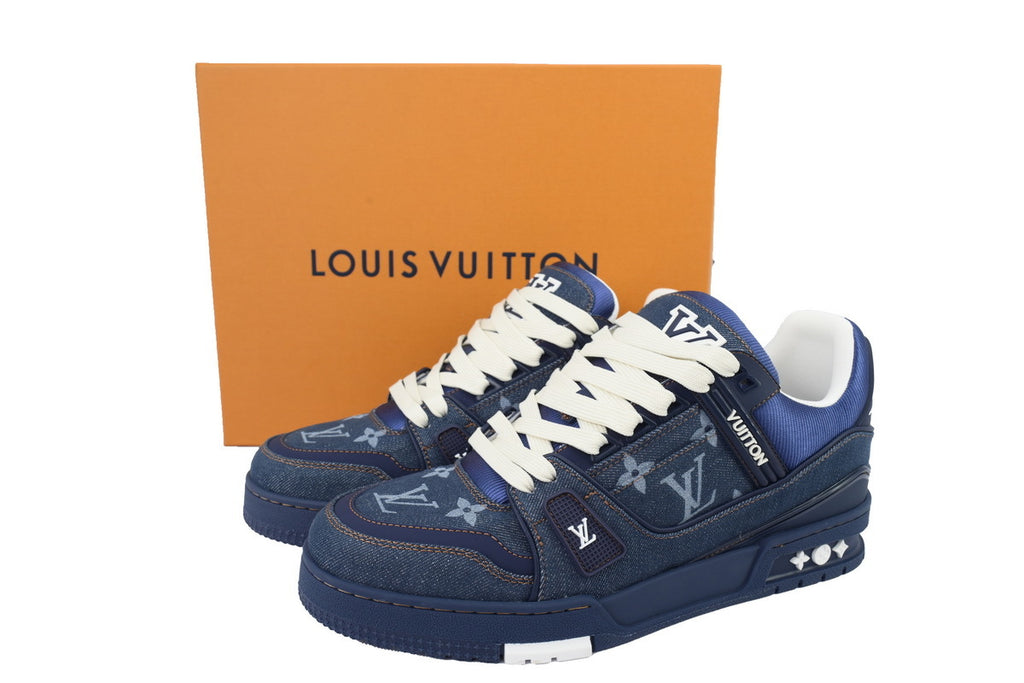 Louis Vuitton Trainer Deep Blue Cowboy