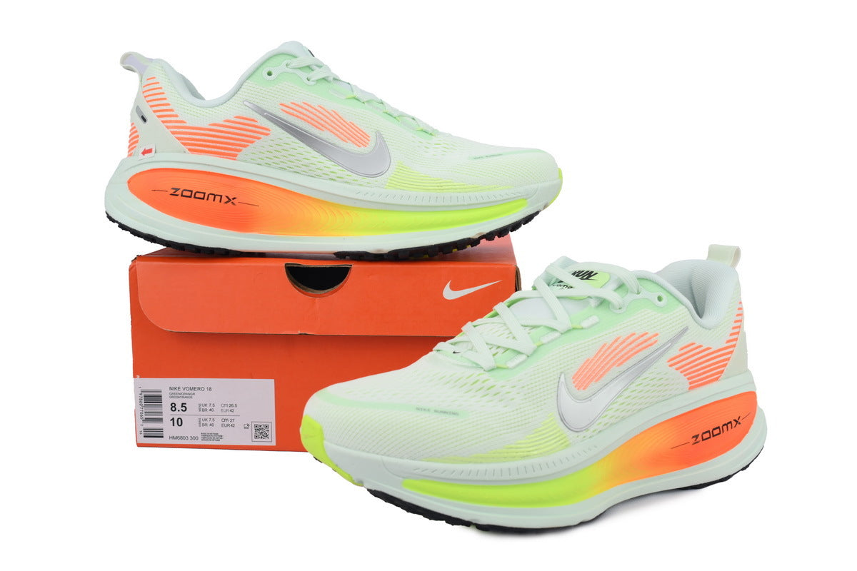 Nike Vomero 18 'Barely Green Hyper Crimson'