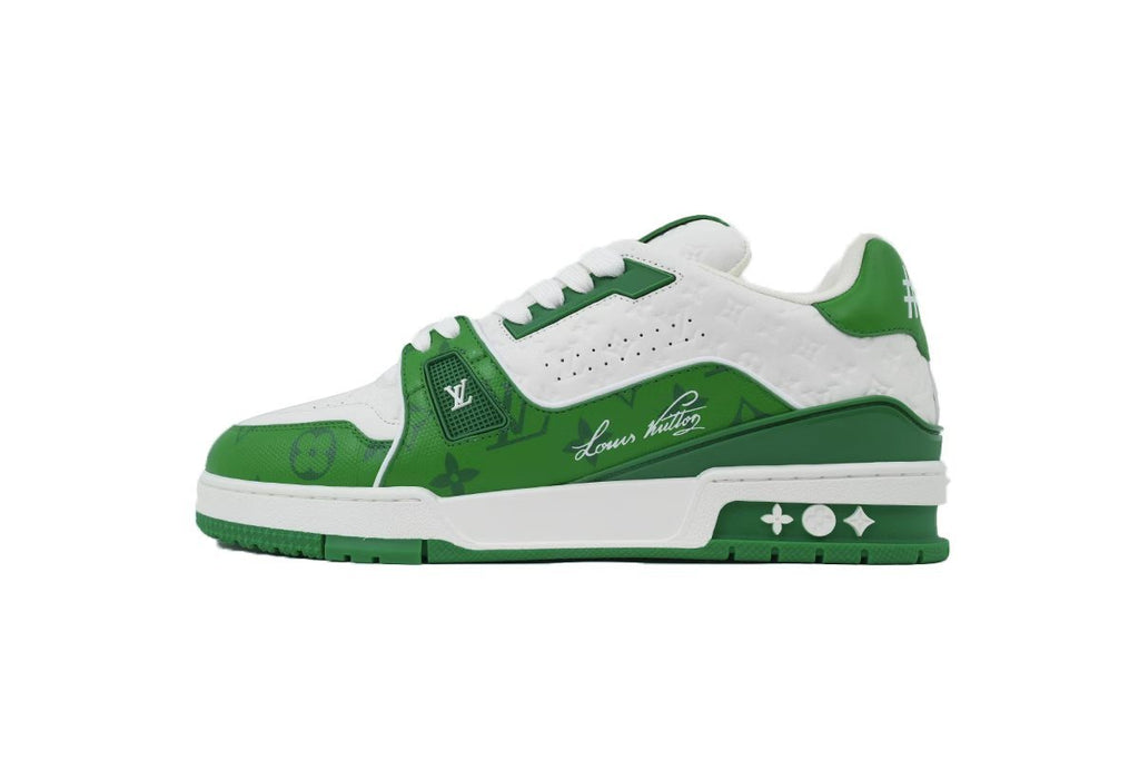 Louis Vuitton Trainer White Green
