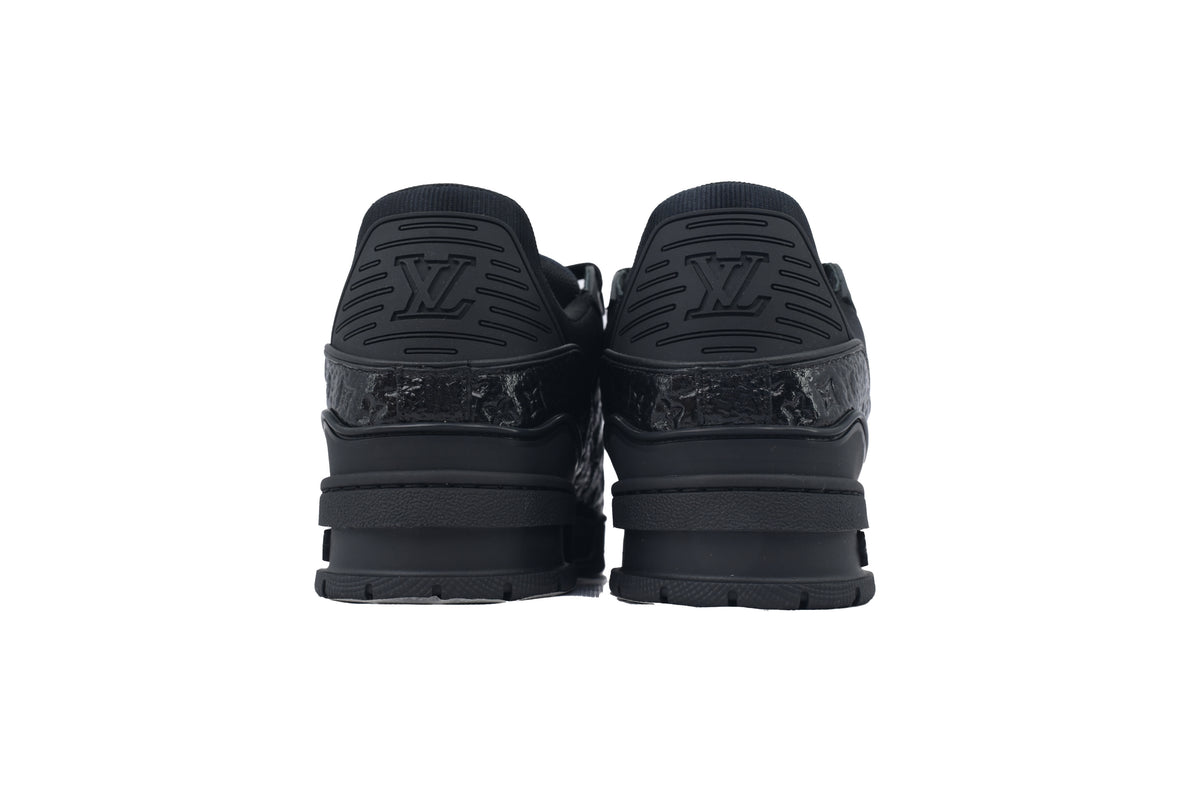 Louis Vuitton Trainer Black Lychee Patent Leather