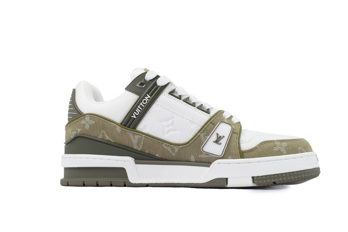 Louis Vuitton Trainer Military Green Cowboy