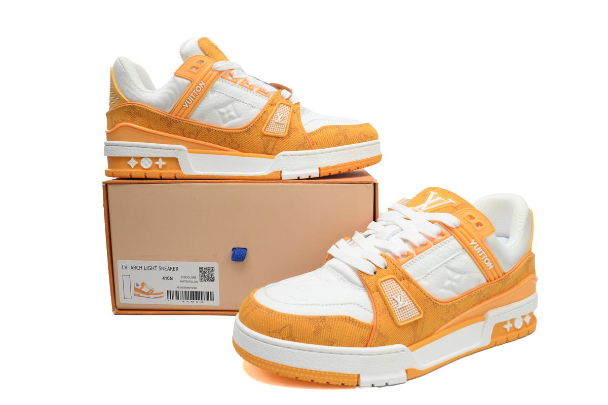 Louis Vuitton Trainer Yellow denim