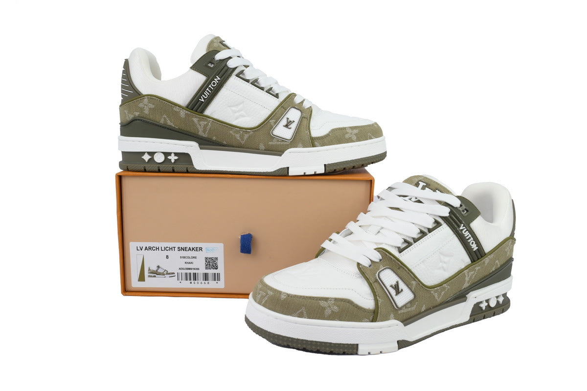 Louis Vuitton Trainer Military Green Cowboy