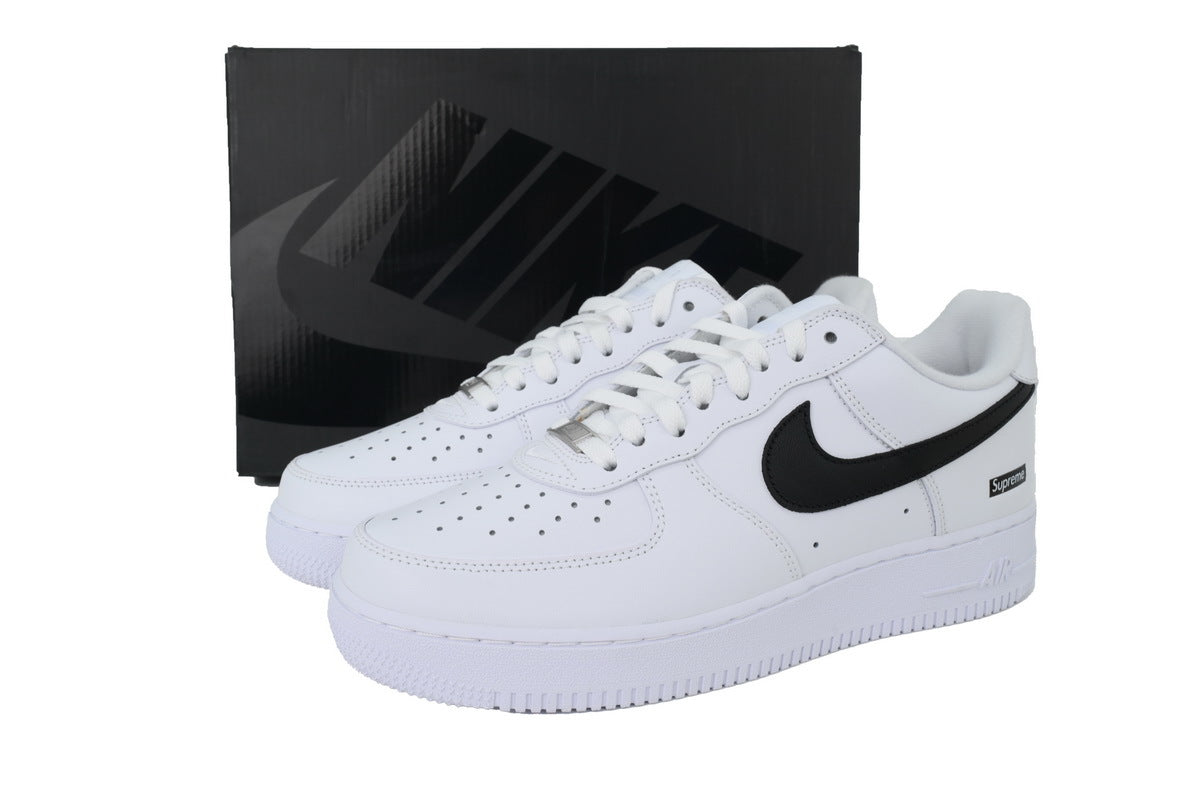 Supreme x Nike Air Force 1 Low 'Box Logo - White Black'