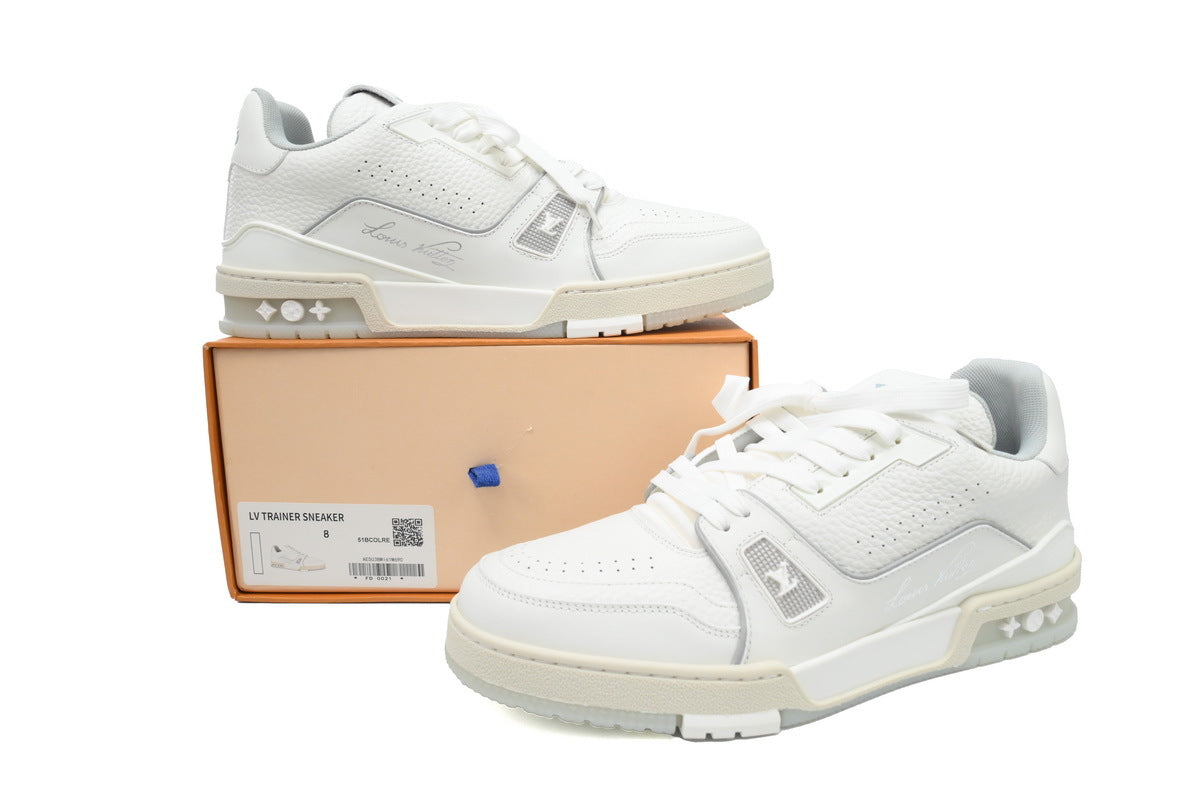 Louis Vuitton Trainer White cement