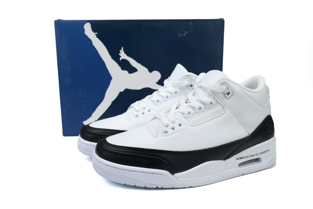 Air Jordan 3 Black White x Fragment Design