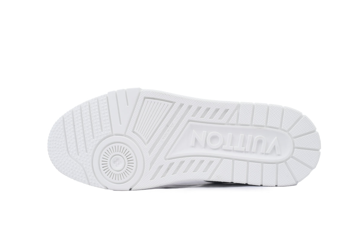 Louis Vuitton Trainer White Lychee Lacquer Skin