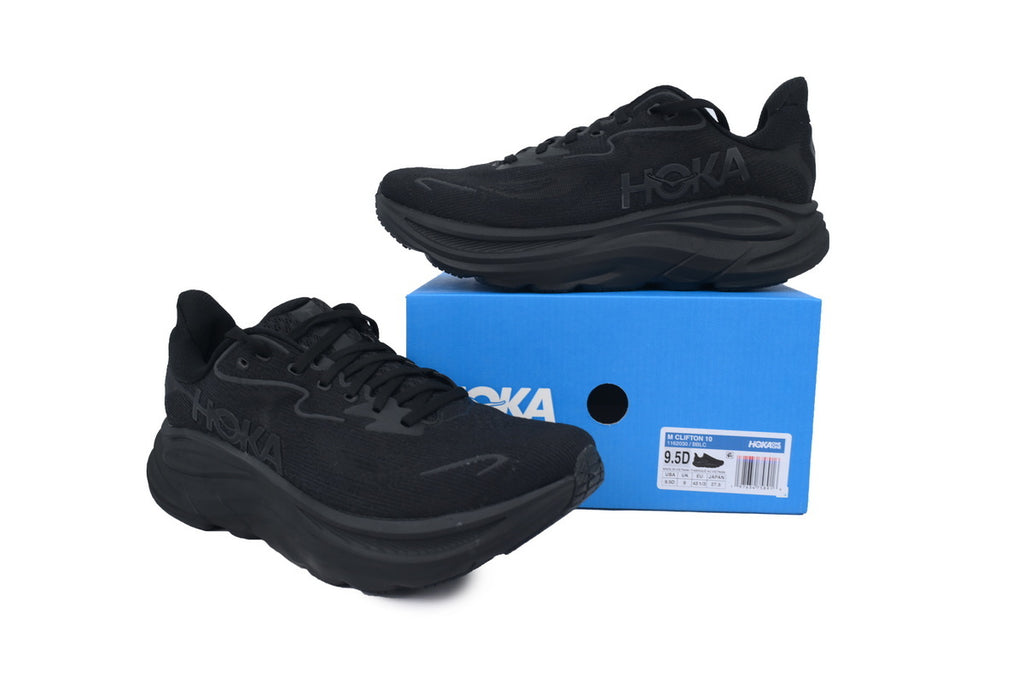 HOKA Clifton 10 'Triple Black'